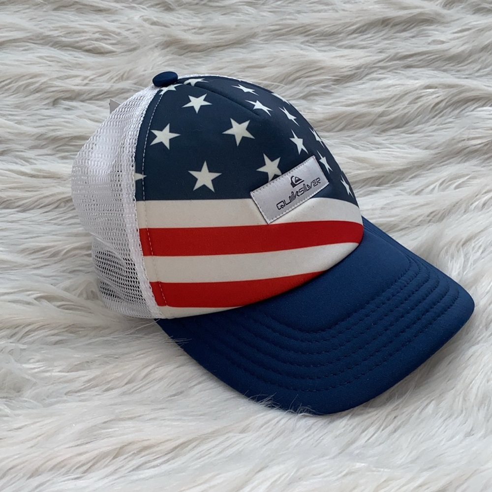 Quiksilver | American Flag Trucker Hat